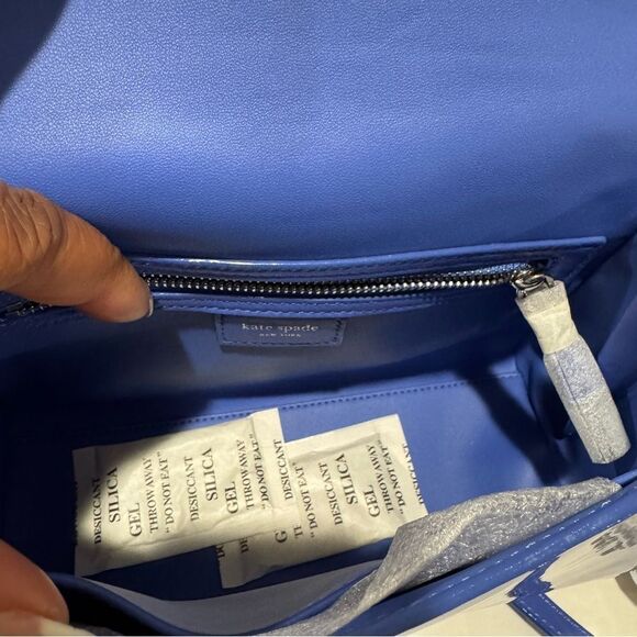 Kate Spade Katy Small Top-Handle Bag – Patent Leather, Fluorite - Picture 10 of 12